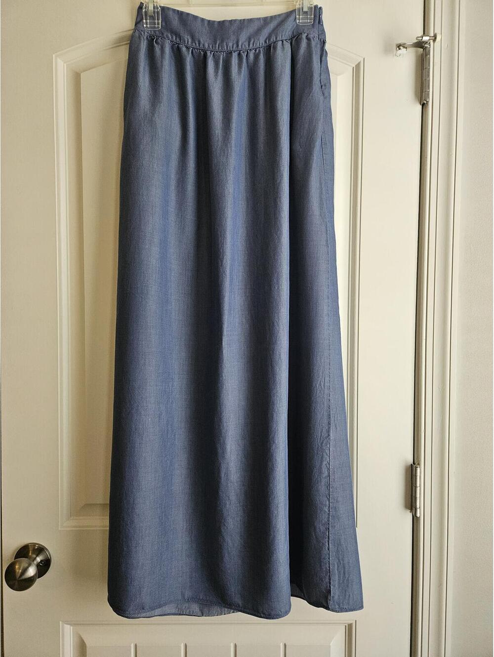Armani Exchange Blue Maxi Skirt Size P0